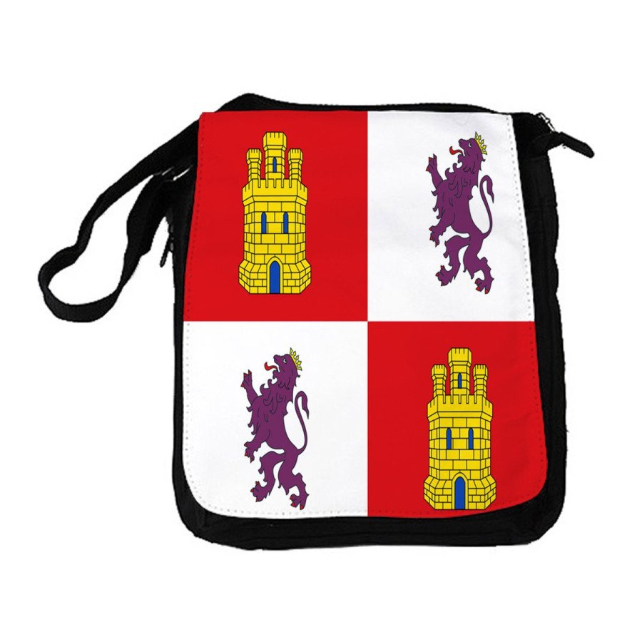 Bandolera reportero Mediana bolso bandera de castilla y leon españa comunidad autonoma bolsa mochila hombro