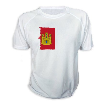 CAMISETA bandera castilla la mancha españa comunidad autonoma personalizada