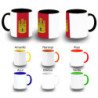 Taza colores bandera castilla la mancha españa comunidad autonoma color personalizada