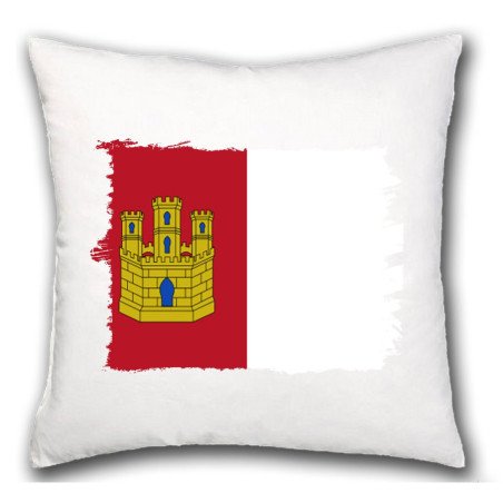 Cojín bandera castilla la mancha españa comunidad autonoma hogar comodo personalizado