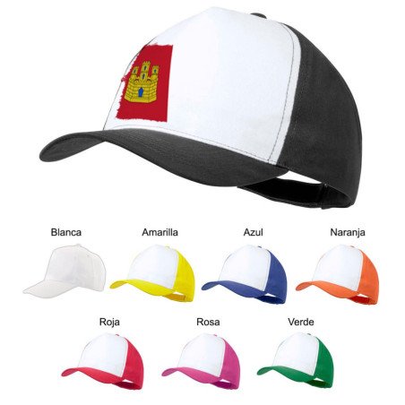 Gorra colores bandera castilla la mancha españa comunidad autonoma color personalizada
