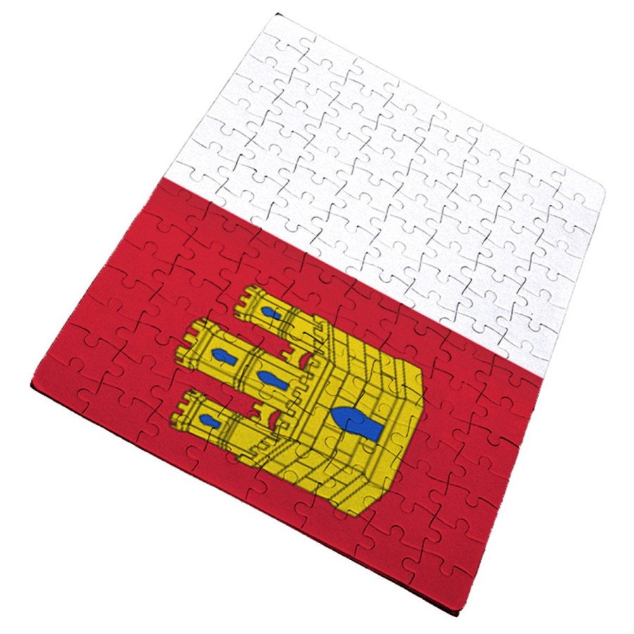 Puzzle de tamaño y piezas a ELEGIR bandera castilla la mancha españa comunidad autonoma rompecabezas educativo puzle