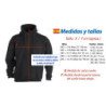 SUDADERA NEGRA con CAPUCHA bandera castilla la mancha españa comunidad autonoma adulto poliester algodón personalizada
