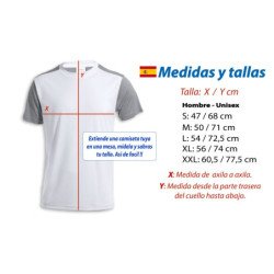 CAMISETA DISEÑO bicolor bandera castilla la mancha españa comunidad autonoma personalizada