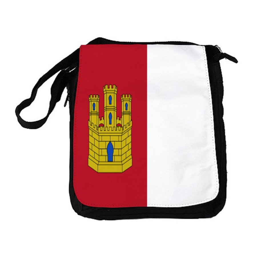 Bandolera reportero Mediana bolso bandera castilla la mancha españa comunidad autonoma bolsa mochila hombro