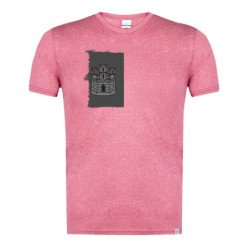 CAMISETA Roja mezcla con...