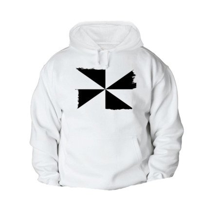 SUDADERA con CAPUCHA bandera de ceuta españa comunidad autonoma con BOLSILLOS