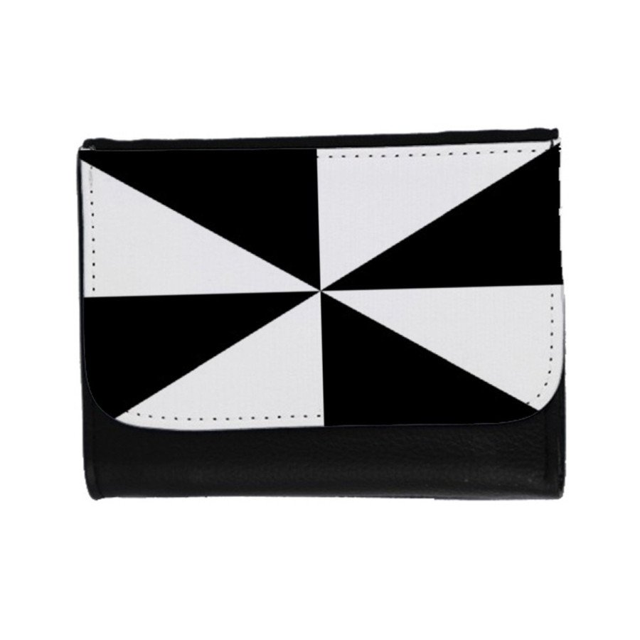 Billetera Billetero bandera de ceuta españa comunidad autonoma unisex negro monedero