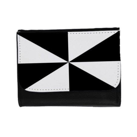 Billetera Billetero bandera de ceuta españa comunidad autonoma unisex negro monedero