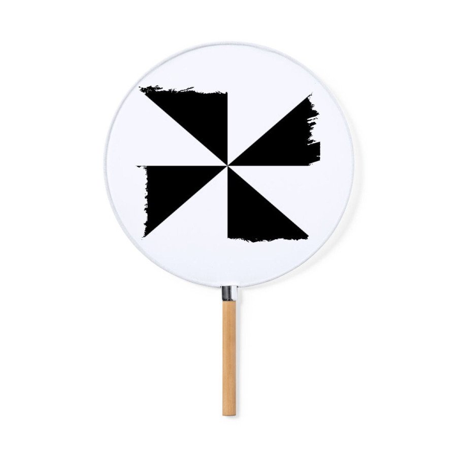 Abanico estilo pai pai bandera de ceuta españa comunidad autonoma moda primavera verano elegante