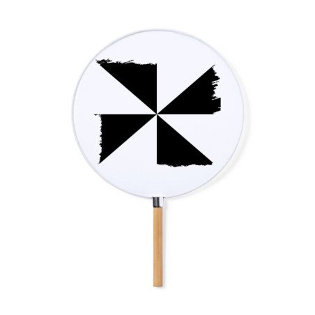 Abanico estilo pai pai bandera de ceuta españa comunidad autonoma moda primavera verano elegante