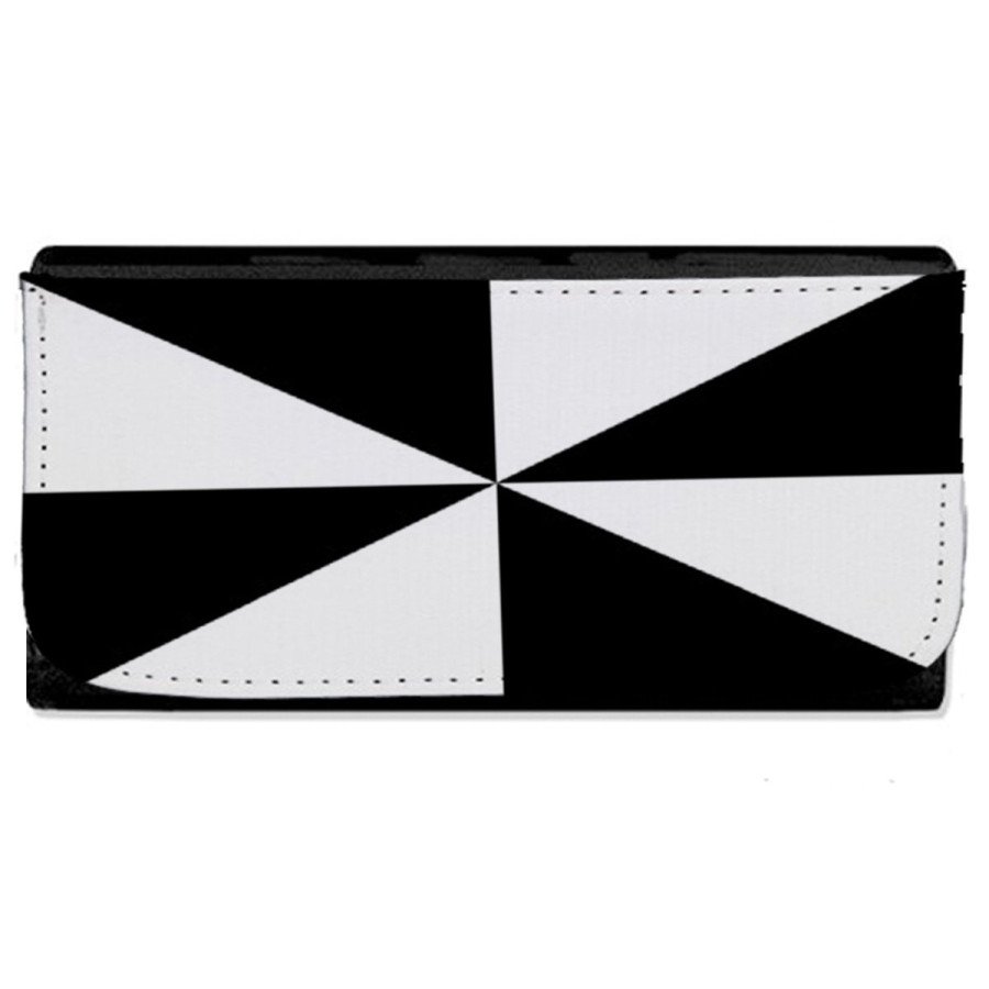 Billetera Billetero bandera de ceuta españa comunidad autonoma mujer señora negro monedero