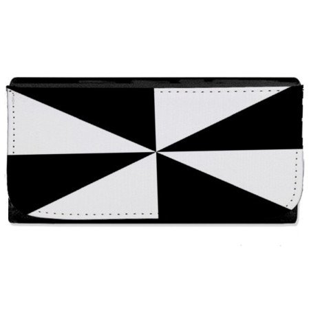 Billetera Billetero bandera de ceuta españa comunidad autonoma mujer señora negro monedero