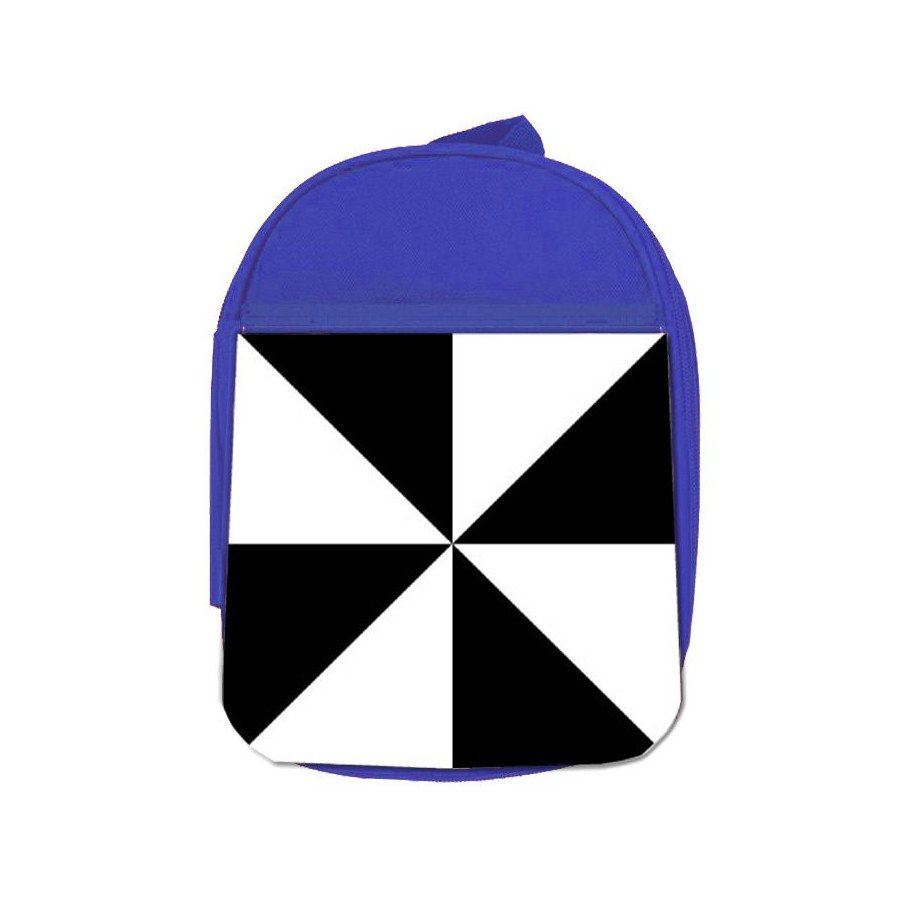 Mochila Azul bandera de ceuta españa comunidad autonoma escolar personalizado picnic excursión deporte