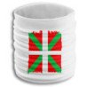 Braga elástica suave bandera de euskadi españa comunidad autonoma vasca fresca cuello deporte
