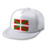 Gorra 5 paneles redecilla trasera bandera de euskadi españa comunidad autonoma vasca estilo rapero