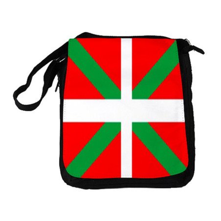 Bandolera reportero Mediana bolso bandera de euskadi españa comunidad autonoma vasca bolsa mochila hombro