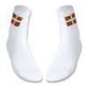 Par de calcetines suaves talla S-M bandera de euskadi españa comunidad autonoma vasca deportivos moda poliester