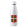 Bidón Térmico aislante 500 ml acero inoxidable bandera de euskadi españa comunidad autonoma vasca botella termo deportivo