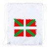 Mochila de cuerdas (SELECCIONE CANTIDAD) bandera de euskadi españa comunidad autonoma vasca playa piscina excursion
