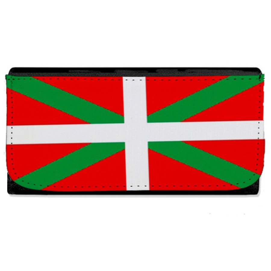 Billetera Billetero bandera de euskadi españa comunidad autonoma vasca mujer señora negro monedero