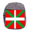 Mochila LUNARES ESTAMPADO bandera de euskadi españa comunidad autonoma vasca escolar personalizado picnic excursión deporte