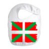 Babero colores bandera de euskadi españa comunidad autonoma vasca personalizado bebe