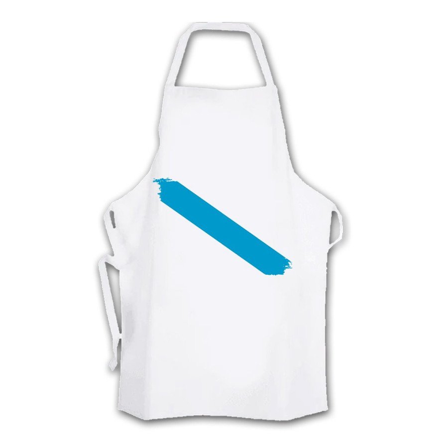 Delantal talla adulto bandera de galicia españa comunidad autonoma cocina personalizado