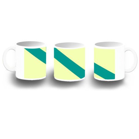 Taza fotoluminiscente bandera de galicia españa comunidad autonoma BRILLA OSCURIDAD