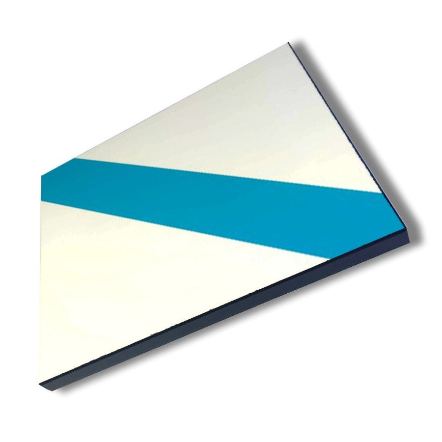 Panel fotográfico decorativo bandera de galicia españa comunidad autonoma cuadro acabado brillante elegante pared