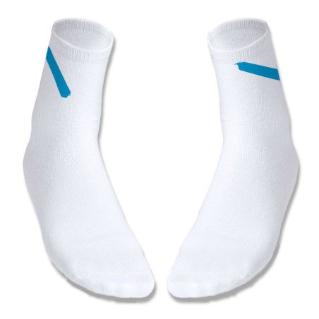 Par de calcetines suaves talla S-M bandera de galicia españa comunidad autonoma deportivos moda poliester