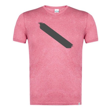 CAMISETA Roja mezcla con imagen en tonalidades NEGRAS bandera de galicia españa comunidad autonoma tshirt