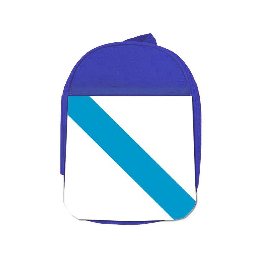 Mochila Azul bandera de galicia españa comunidad autonoma escolar personalizado picnic excursión deporte