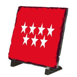 Placa pizarra bandera de...