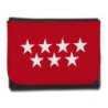 Billetera Billetero bandera de madrid españa comunidad autonoma hombre caballero negro monedero
