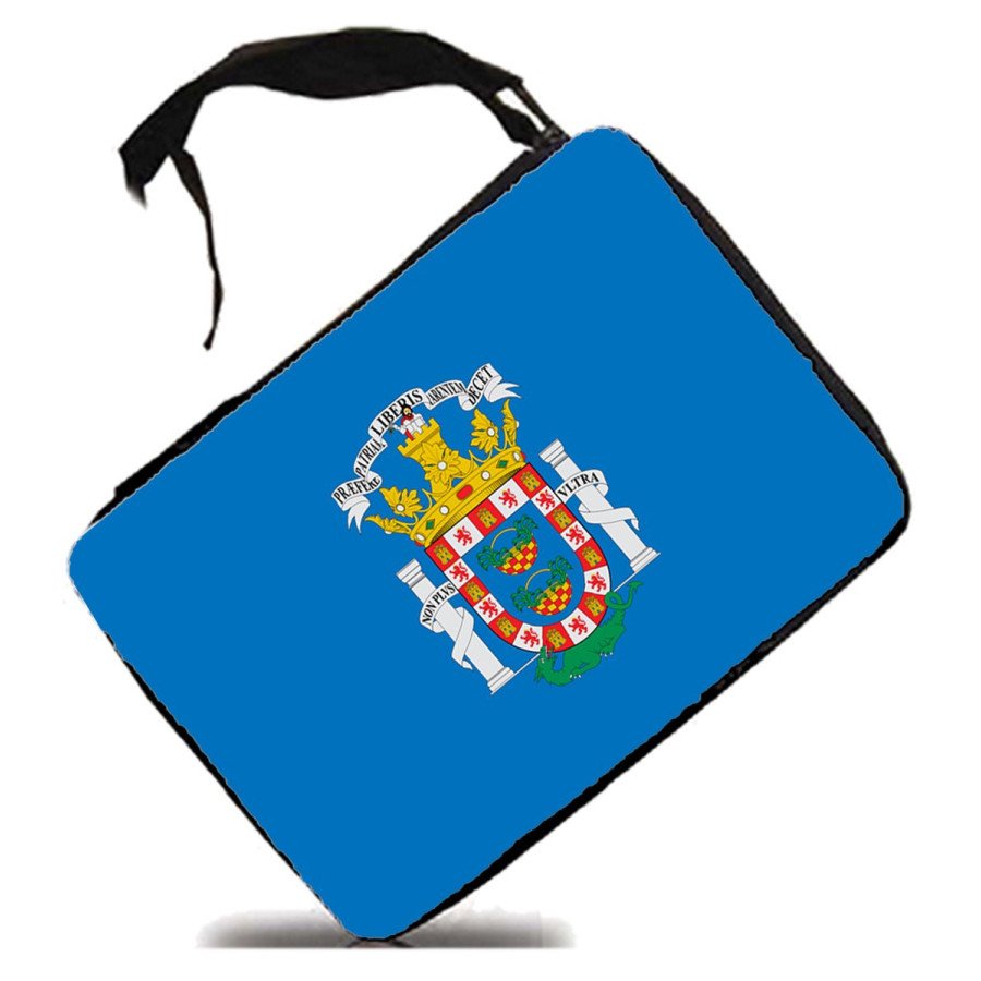 Estuche bandera de melilla españa comunidad autonoma escolar case