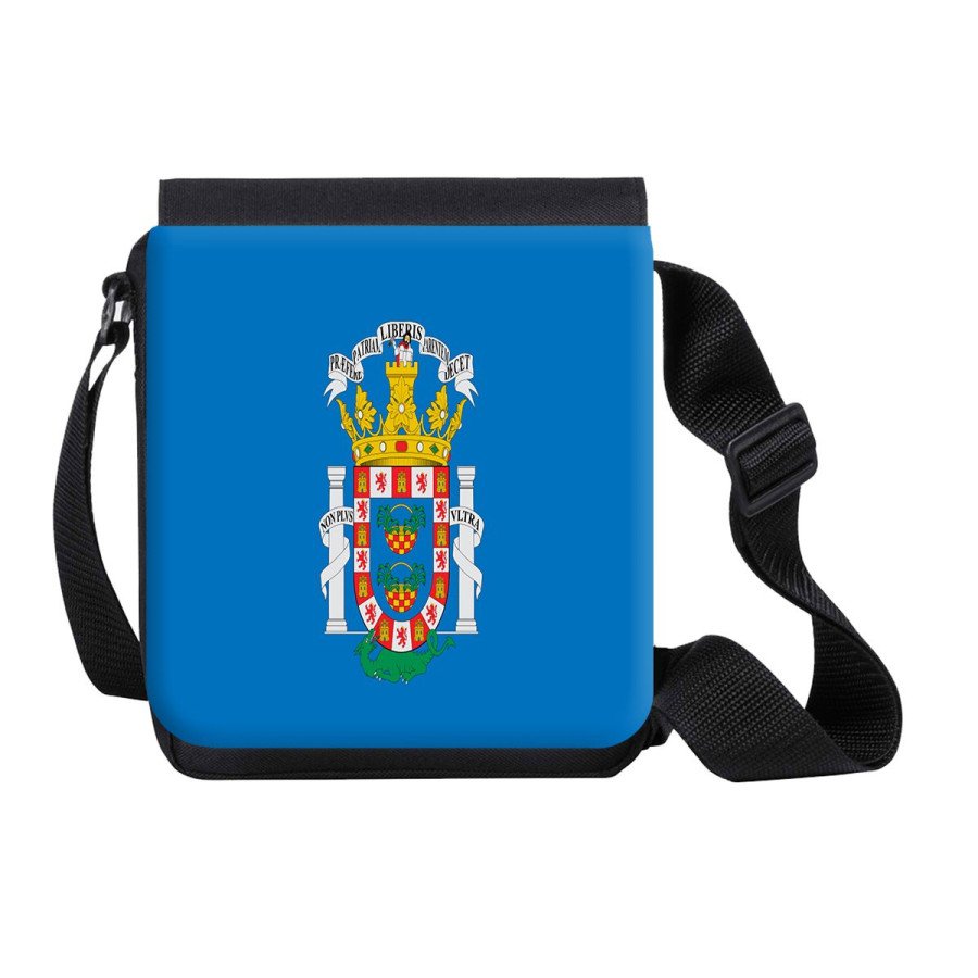 Bandolera Pequeña bandera de melilla españa comunidad autonoma bolso personalizada