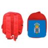 Mochila Roja bandera de melilla españa comunidad autonoma escolar personalizado