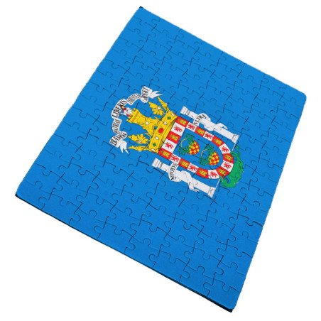 Puzzle de tamaño y piezas a ELEGIR bandera de melilla españa comunidad autonoma rompecabezas educativo puzle