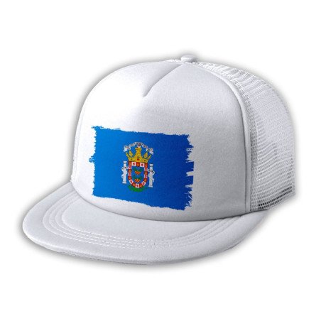 Gorra 5 paneles redecilla trasera bandera de melilla españa comunidad autonoma estilo rapero