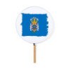 Abanico estilo pai pai bandera de melilla españa comunidad autonoma moda primavera verano elegante