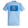 CAMISETA Azul Cielo bandera de melilla españa comunidad autonoma moda verano personalizada