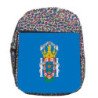 Mochila LUNARES ESTAMPADO bandera de melilla españa comunidad autonoma escolar personalizado picnic excursión deporte