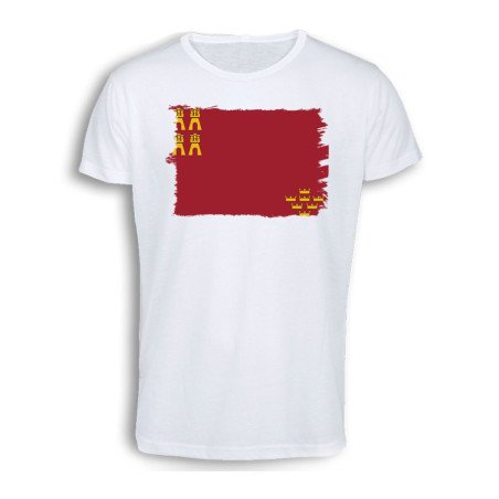 CAMISETA TACTO ALGODÓN bandera de murcia españa comunidad autonoma cómoda personalizada