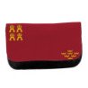 Estuche Neceser de lona bandera de murcia españa comunidad autonoma unisex negro bolsa aseo multiusos