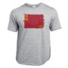CAMISETA Gris mezcla bandera de murcia españa comunidad autonoma moda verano personalizada