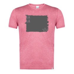 CAMISETA Roja mezcla con...