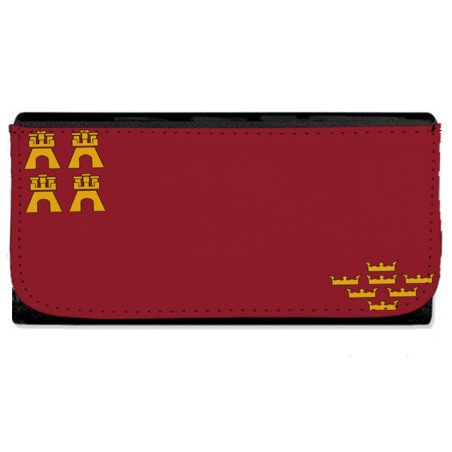 Billetera Billetero bandera de murcia españa comunidad autonoma mujer señora negro monedero