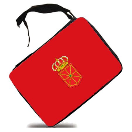 Estuche bandera de navarra españa comunidad autonoma escolar case
