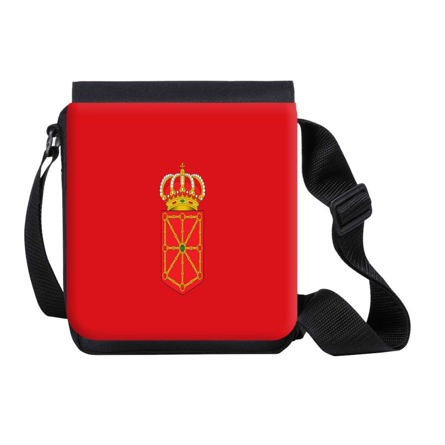 Bandolera Pequeña bandera de navarra españa comunidad autonoma bolso personalizada